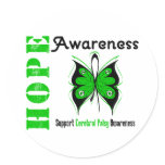 Cerebral Palsy Hope Awareness Classic Round Sticker