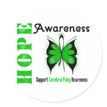 Cerebral Palsy Hope Awareness Classic Round Sticker