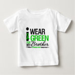Cerebral Palsy I Wear Green Ribbon For My Brother Baby T-Shirt