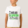 Cerebral Palsy I Wear Green Ribbon For My Brother T-Shirt