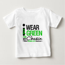 Cerebral Palsy I Wear Green Ribbon For My Cousin Baby T-Shirt