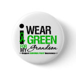 Cerebral Palsy I Wear Green Ribbon For My Grandson Button