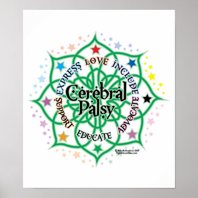 Cerebral Palsy Lotus Poster (Front)