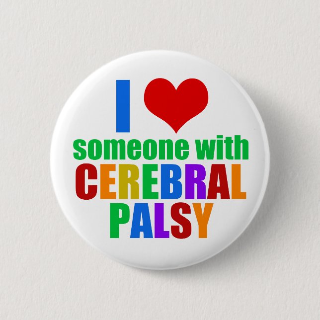 Cerebral Palsy Love Button (Front)