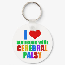 Cerebral Palsy Love Keychain