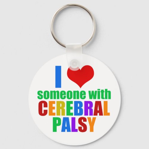 Cerebral Palsy Love Keychain