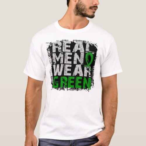 Cerebral Palsy Real Men Wear Green T_Shirt