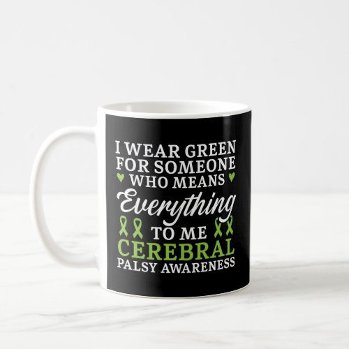 Cerebral Palsy Support Squad Awareness Ribbon  Coffee Mug