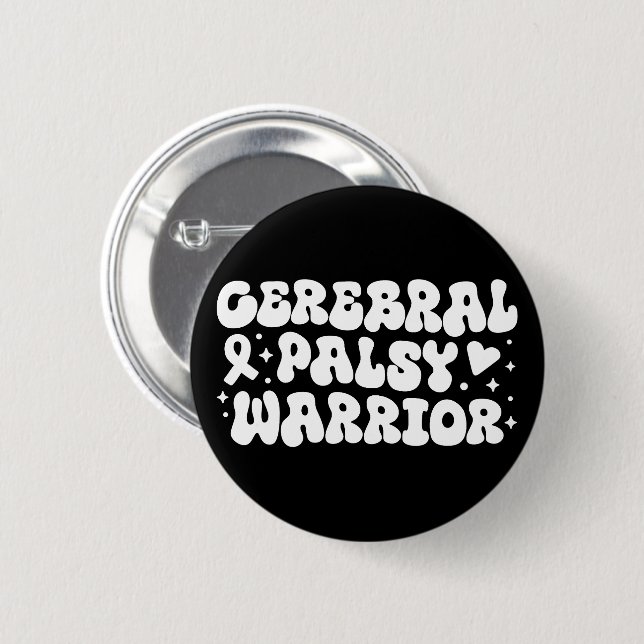 Cerebral palsy warrior button (Front & Back)