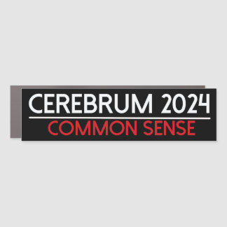 Cerebrum 2024 Common Sense bumper magnet