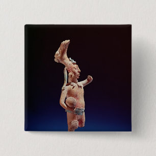 Ceremonial Ballplayer, Isle of Jaina, c.600 Pinback Button