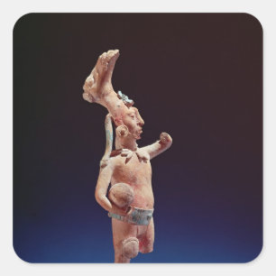 Ceremonial Ballplayer, Isle of Jaina, c.600 Square Sticker