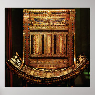 Ceremonial Chair of Tutankhamun Poster