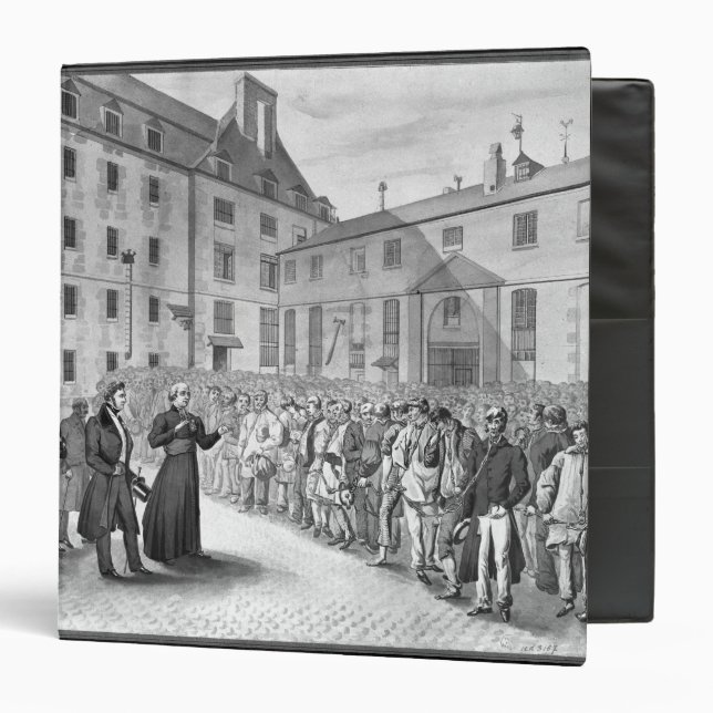 Ceremony before the departure of the convicts 3 ring binder (Front/Inside)