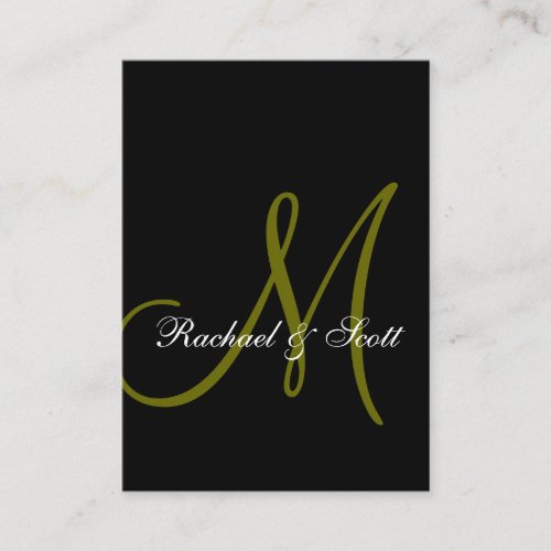 Ceremony Location Inserts for Wedding Invitations Business Card Template