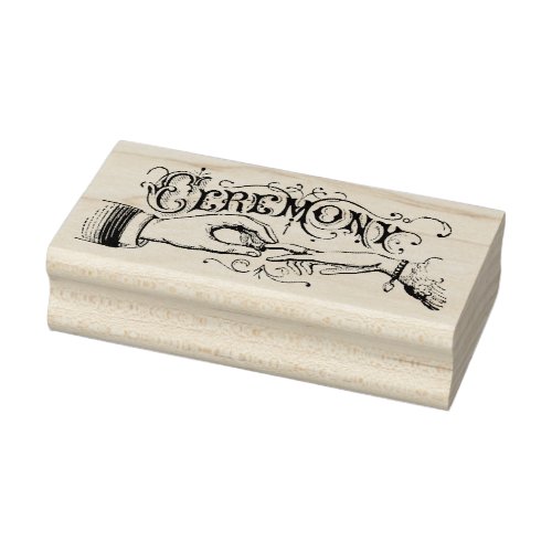 Ceremony Rubber Stamp