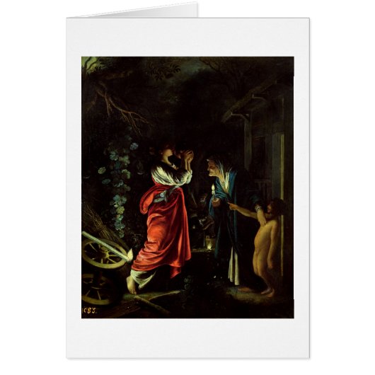 Ceres and Stellio (oil on copper) (Front)