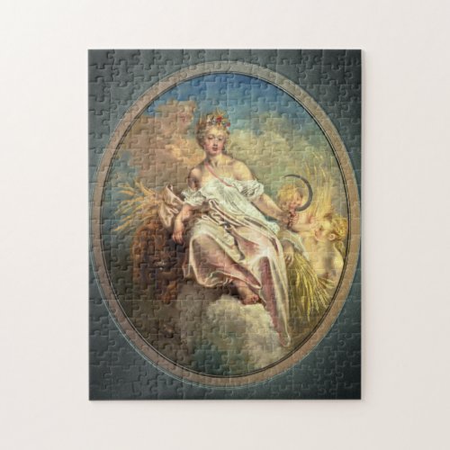 Ceres Summer by Antoine Watteau Old Masters Repr Jigsaw Puzzle