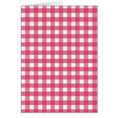 Cerise gingham (Front)