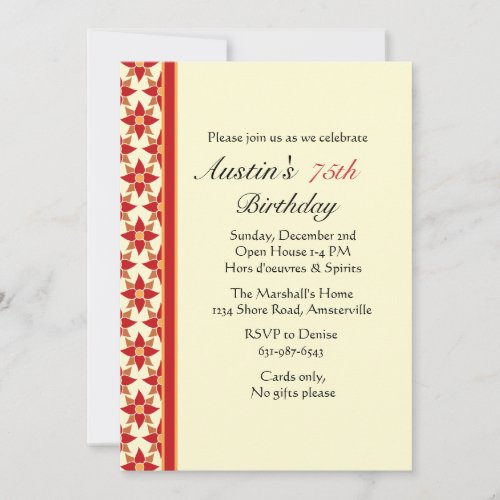 Cerise Invitation