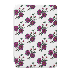 Cerise Pink Floral iPad Mini Cover