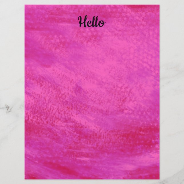 Cerise Pink Paint Pattern (Front)