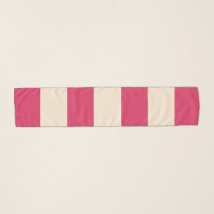 Cerise Pink Stripes Scarf