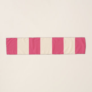 Cerise Pink Stripes Scarf