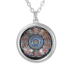 CERN Shiva LHC Silver Plated Necklace