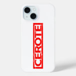 Cerote Stamp iPhone 15 Case