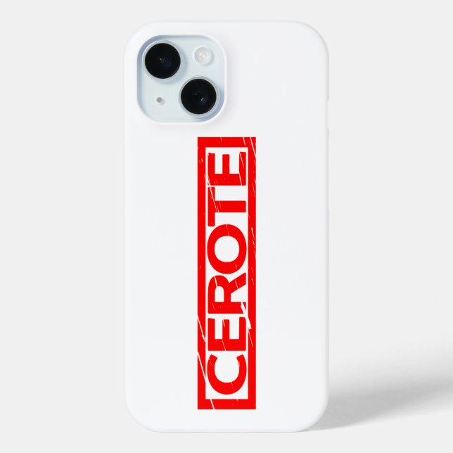 Cerote Stamp Case-Mate iPhone Case (Back)