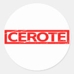 Cerote Stamp Classic Round Sticker