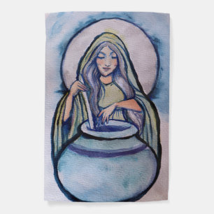 Cerridwen Crone Witch Garden Flag