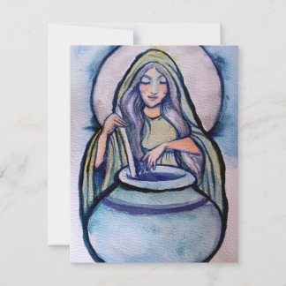 Cerridwen Crone Witch                              Holiday Card