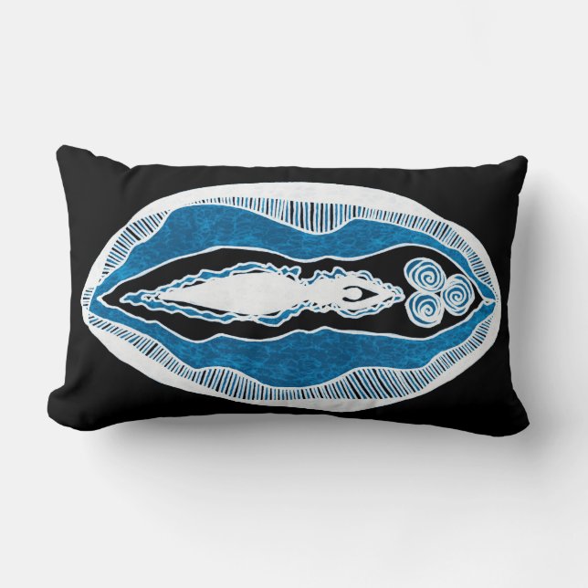 Cerridwen Goddess Yoni Lumbar Pillow (Front)