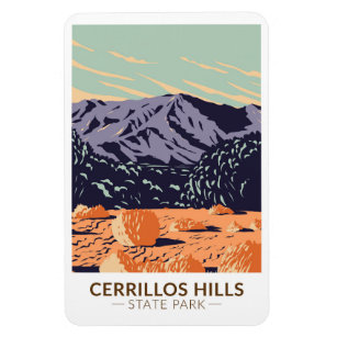 Cerrillos Hills State Park New Mexico Vintage  Magnet