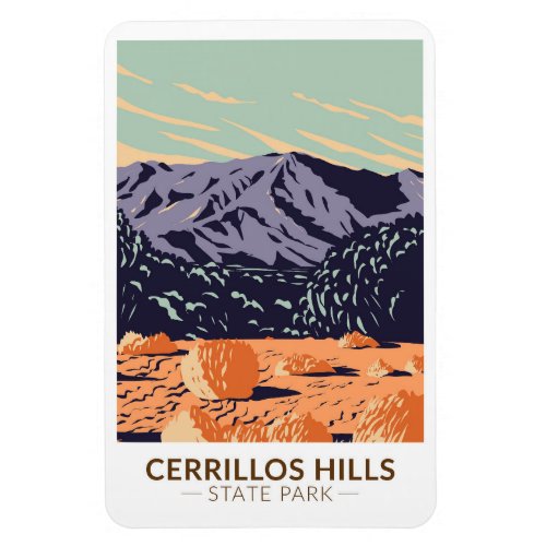 Cerrillos Hills State Park New Mexico Vintage  Magnet