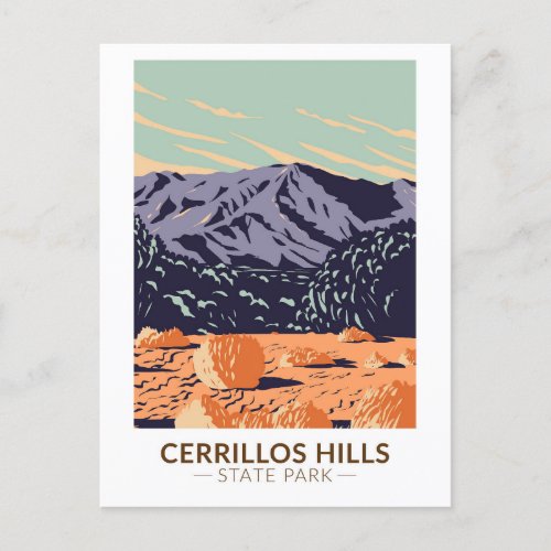 Cerrillos Hills State Park New Mexico Vintage Postcard