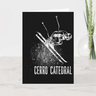 Cerro Catedral Mountain Argentina Downhill Skiing Card