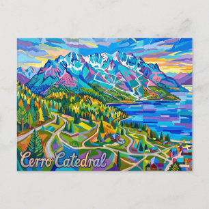 Cerro Catedral, San Carlos de Bariloche Argentina Postcard