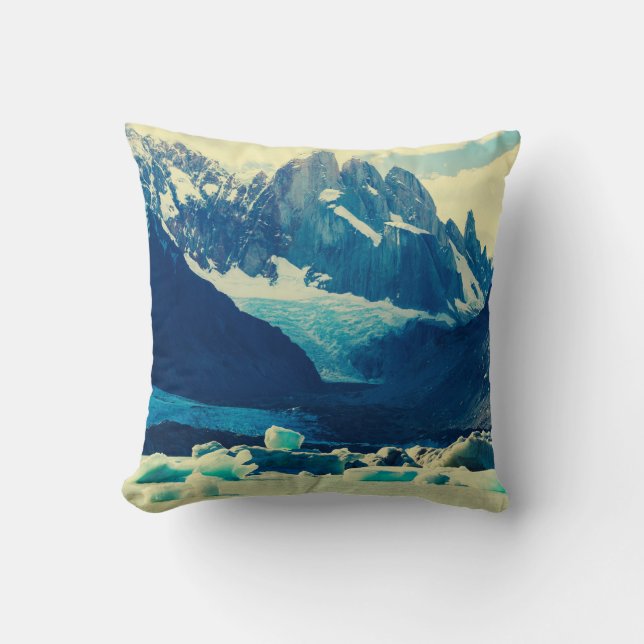 Cerro Torre in Argentinaadventure,america,argentin Throw Pillow (Front)