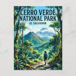 Cerro Verde National Park El Salvador Postcard