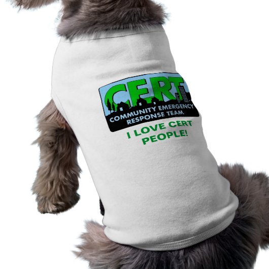 CERT Dog Shirt-colors Tee (Back)