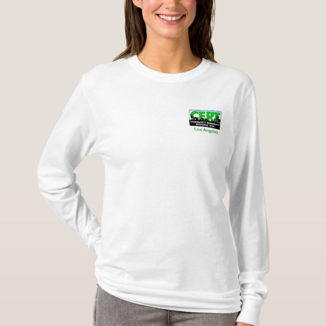 CERT Woman's Long Sleeve Shirt-customize T-Shirt (Front)