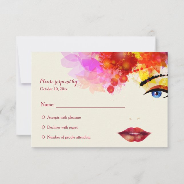 Certain Glance Cancer Fundraising RSVP Card (Front)