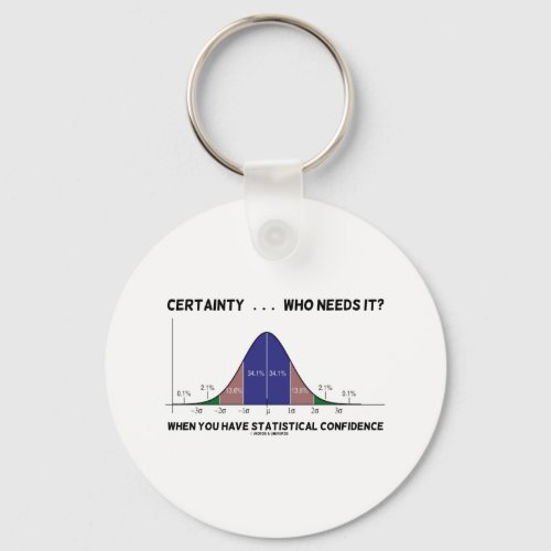 Certainty  Who Needs It When You Have Stats Keychain