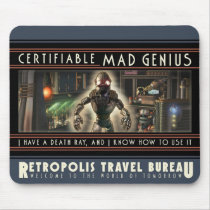 Certifiable Mad Genius Mouse Pad
