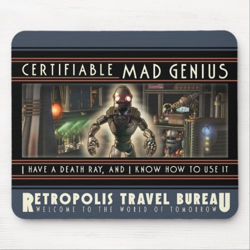 Certifiable Mad Genius Mouse Pad