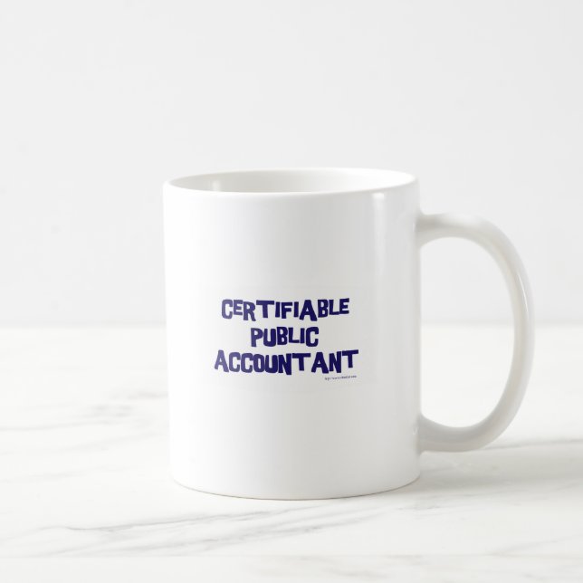 Certifiable Public Accountant 2-sided Coffee Mug (Right)