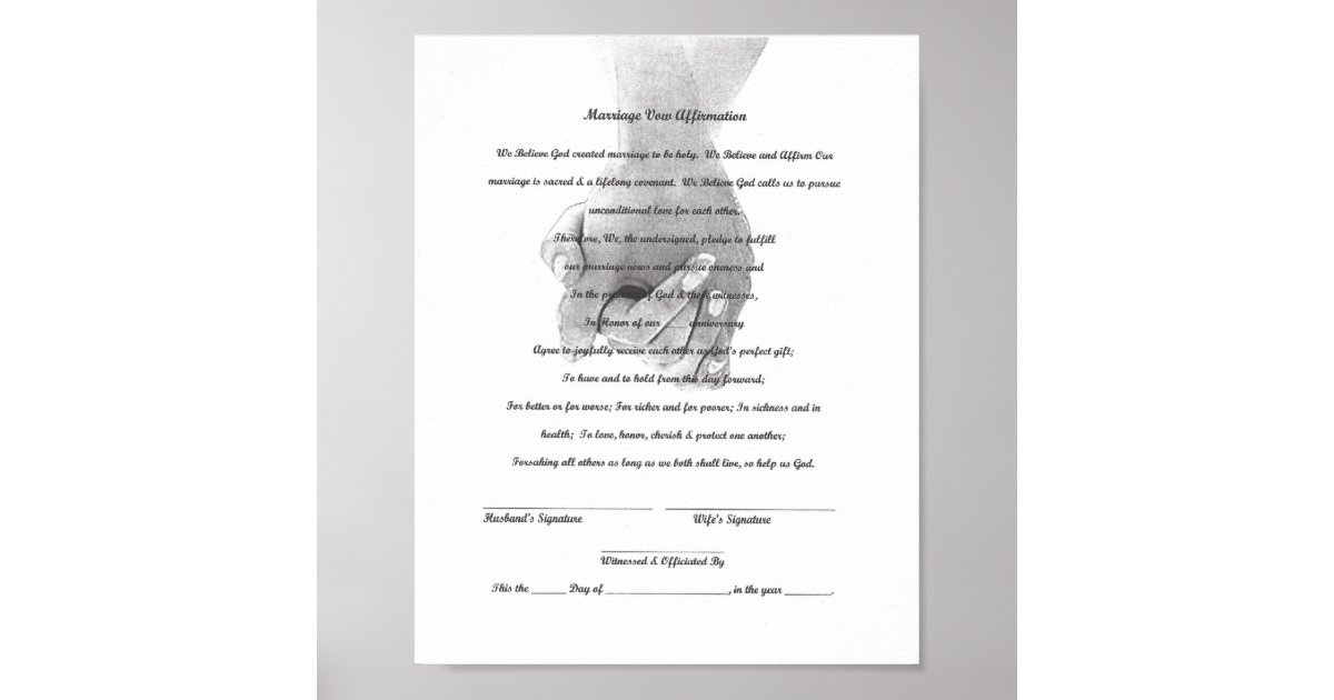 vow renewal certificate template certificate marriage vow renewal template poster zazzle vow renewal certificate template certificate marriage vow renewal template poster zazzle